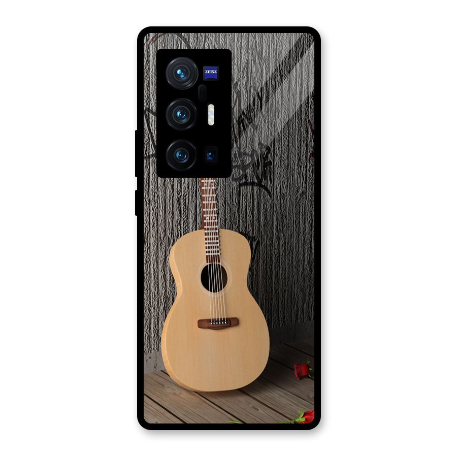 Guitar Classic Glass Back Case for Vivo X70 Pro Plus