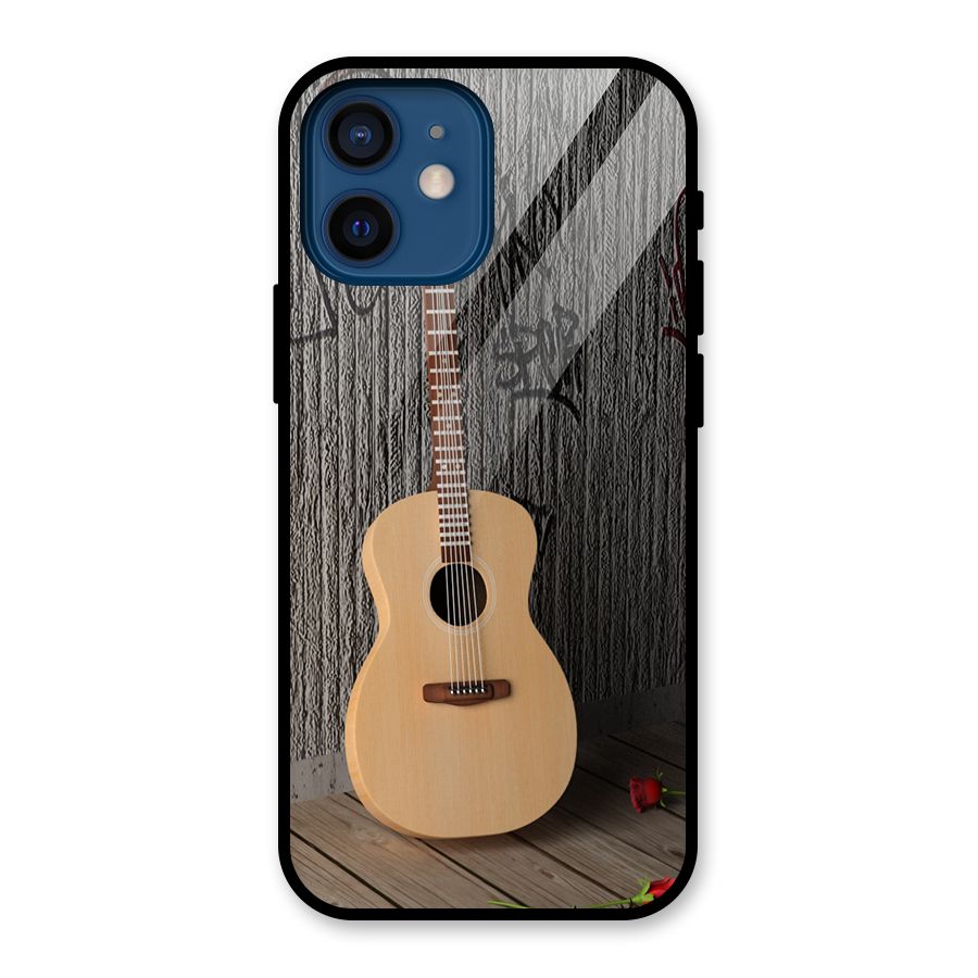 Guitar Classic Glass Back Case for iPhone 12 Mini