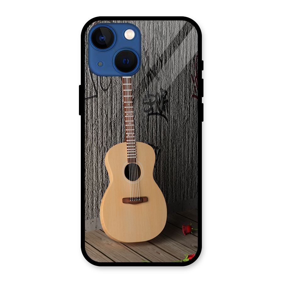 Guitar Classic Glass Back Case for iPhone 13 Mini