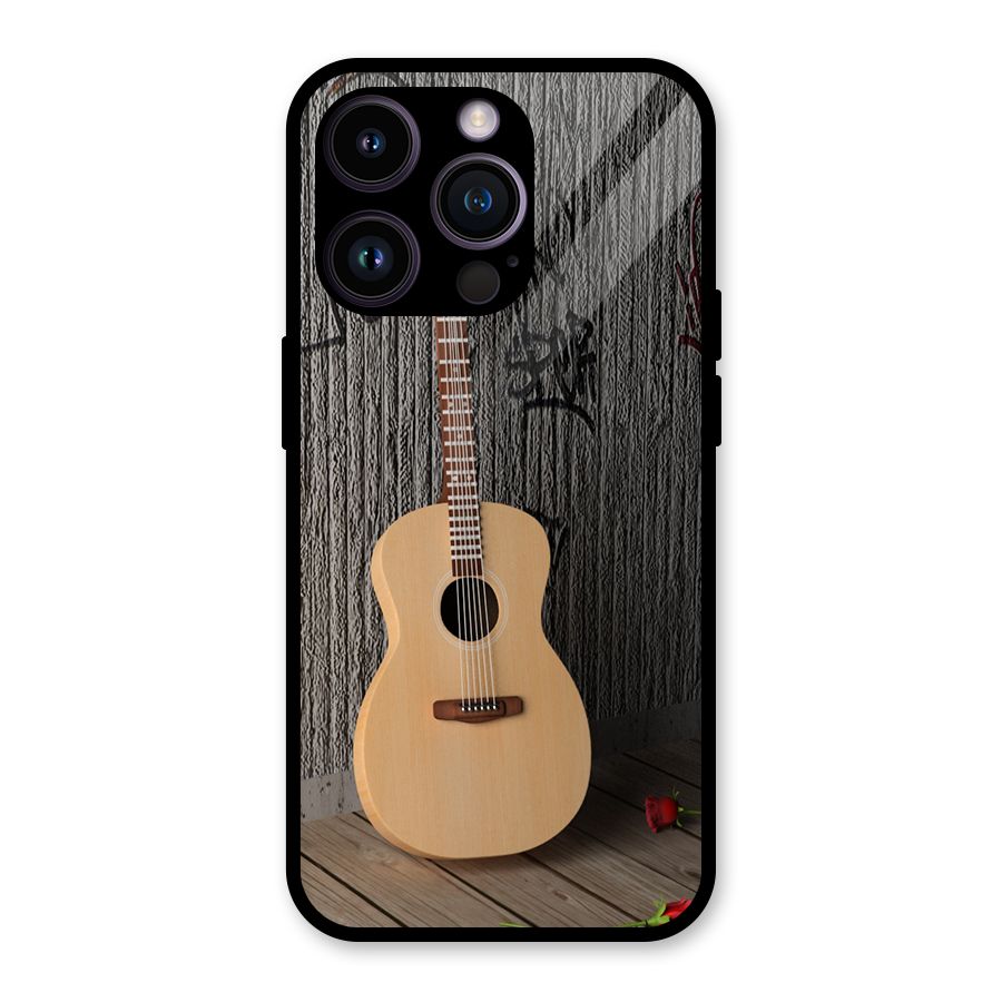 Guitar Classic Glass Back Case for iPhone 14 Pro