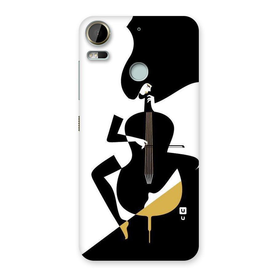 Guitar Women Back Case for Desire 10 Pro