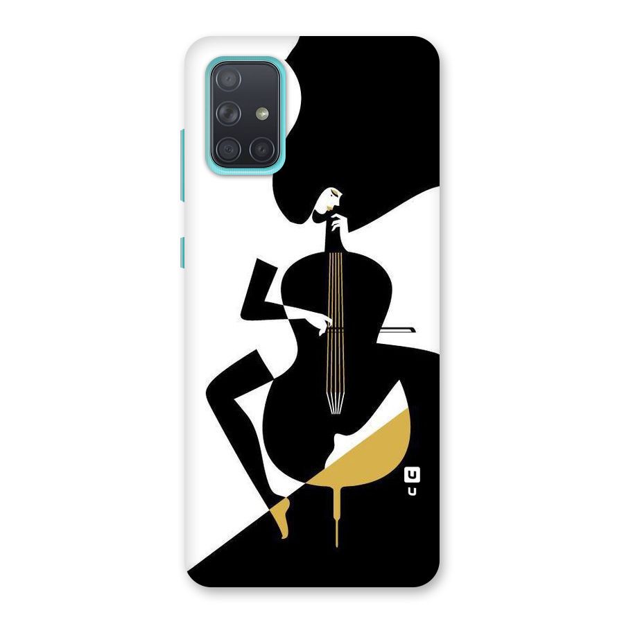 Guitar Women Back Case for Galaxy A71