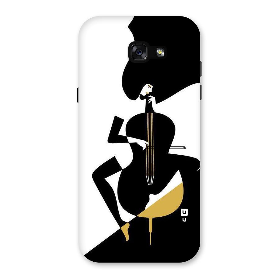 Guitar Women Back Case for Galaxy A7 (2017)