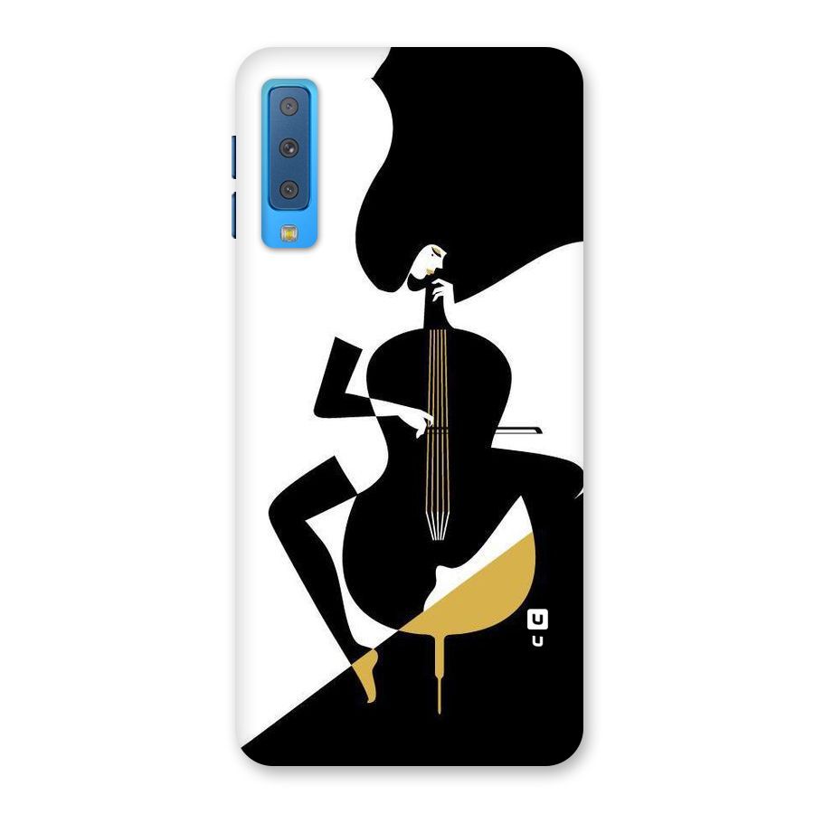 Guitar Women Back Case for Galaxy A7 (2018)