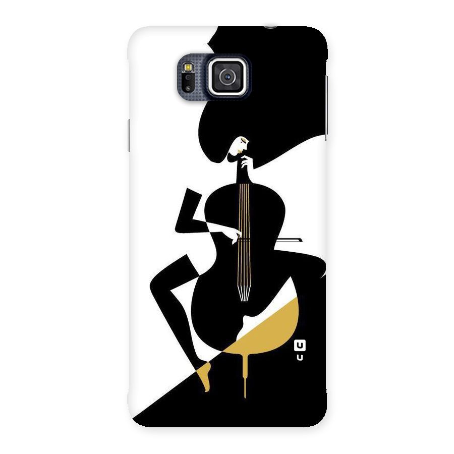 Guitar Women Back Case for Galaxy Alpha