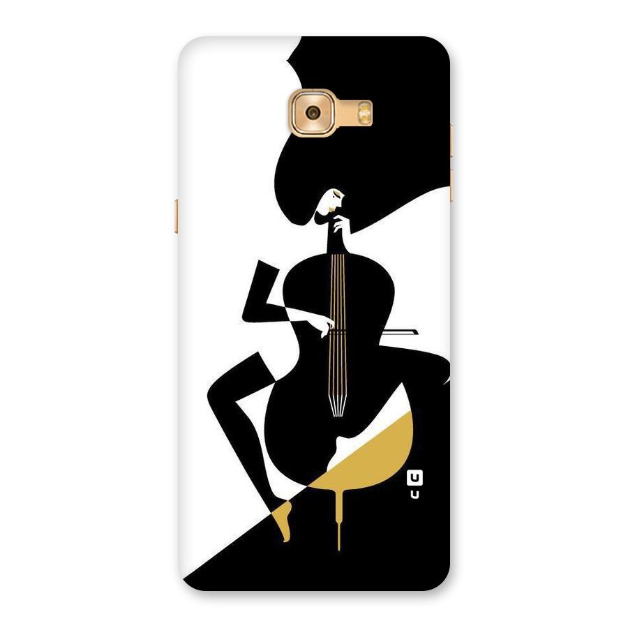 Guitar Women Back Case for Galaxy C9 Pro