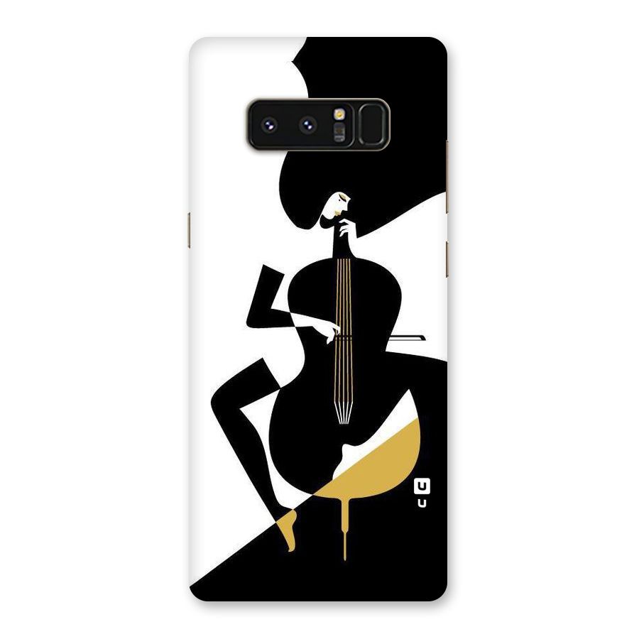Guitar Women Back Case for Galaxy Note 8
