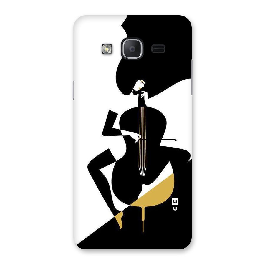 Guitar Women Back Case for Galaxy On7 Pro