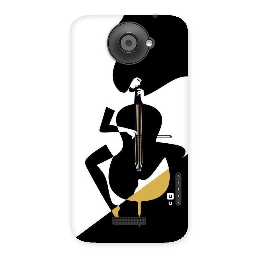 Guitar Women Back Case for HTC One X