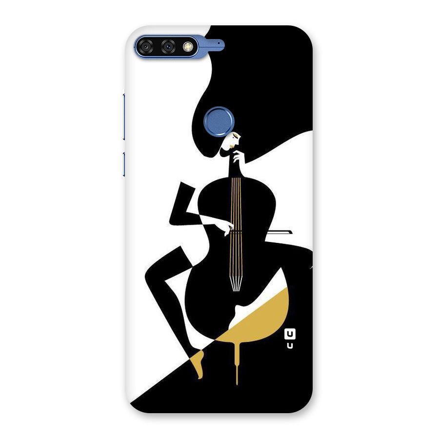 Guitar Women Back Case for Honor 7C