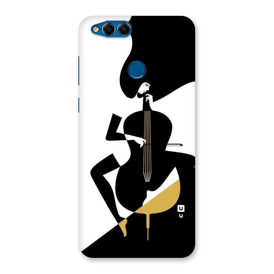 Guitar Women Back Case for Honor 7X