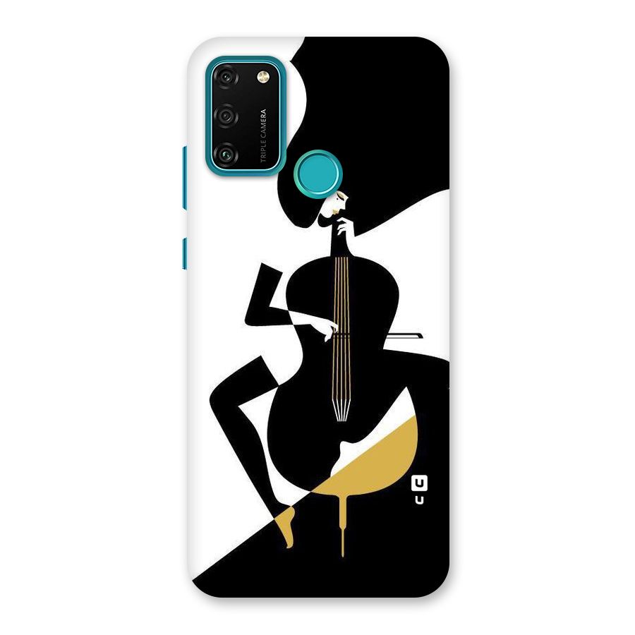 Guitar Women Back Case for Honor 9A