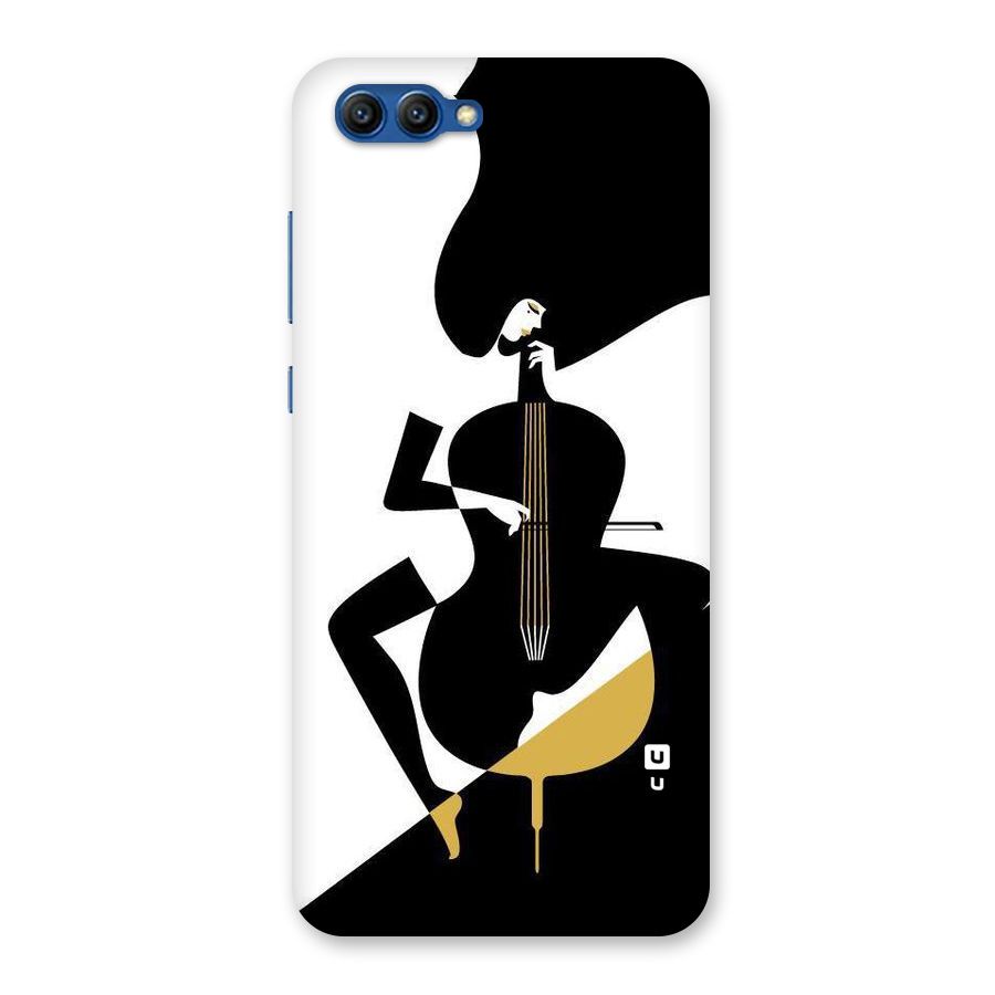 Guitar Women Back Case for Honor View 10