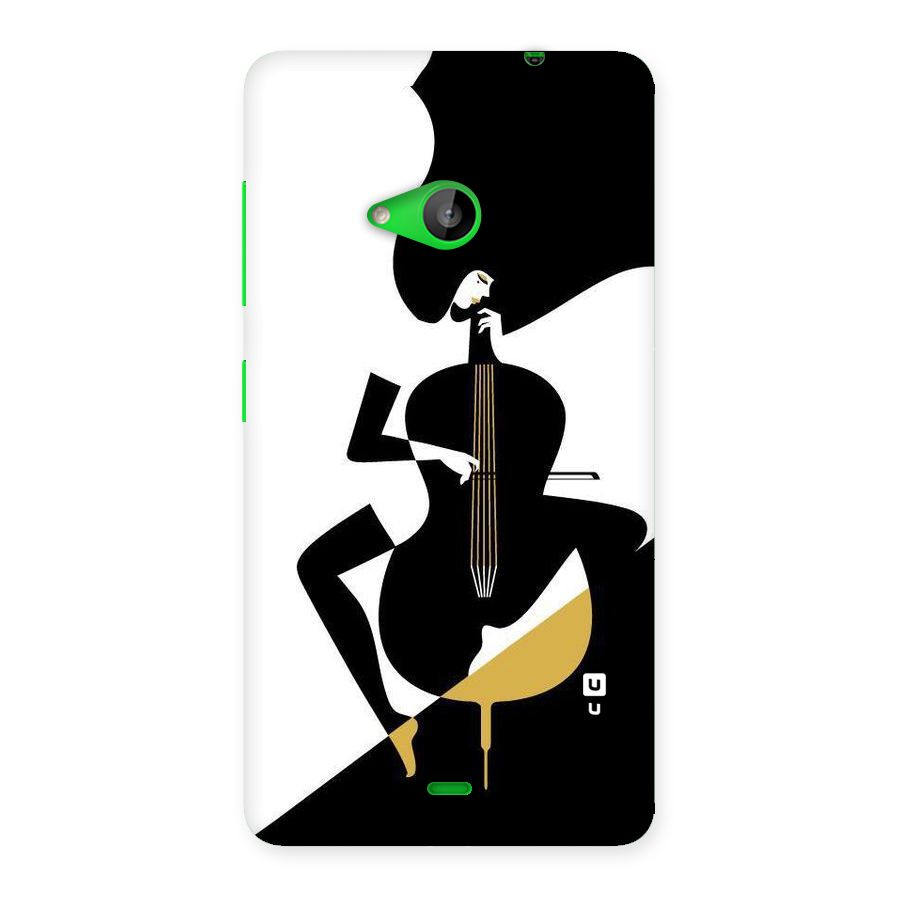 Guitar Women Back Case for Lumia 535