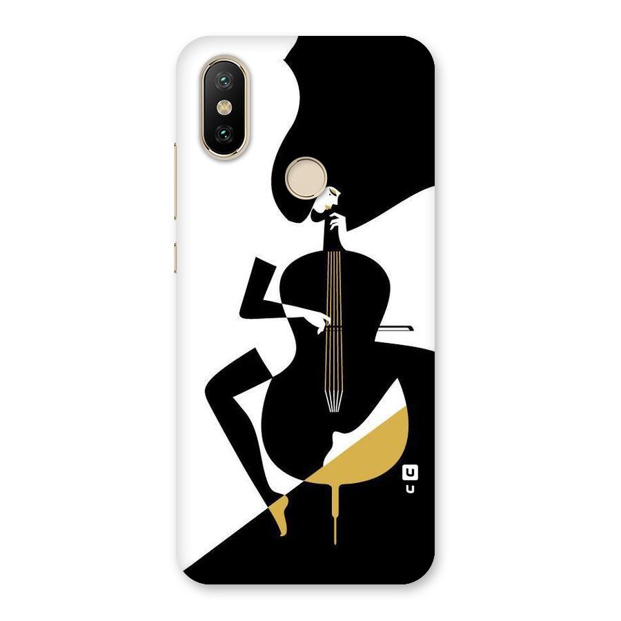 Guitar Women Back Case for Mi A2