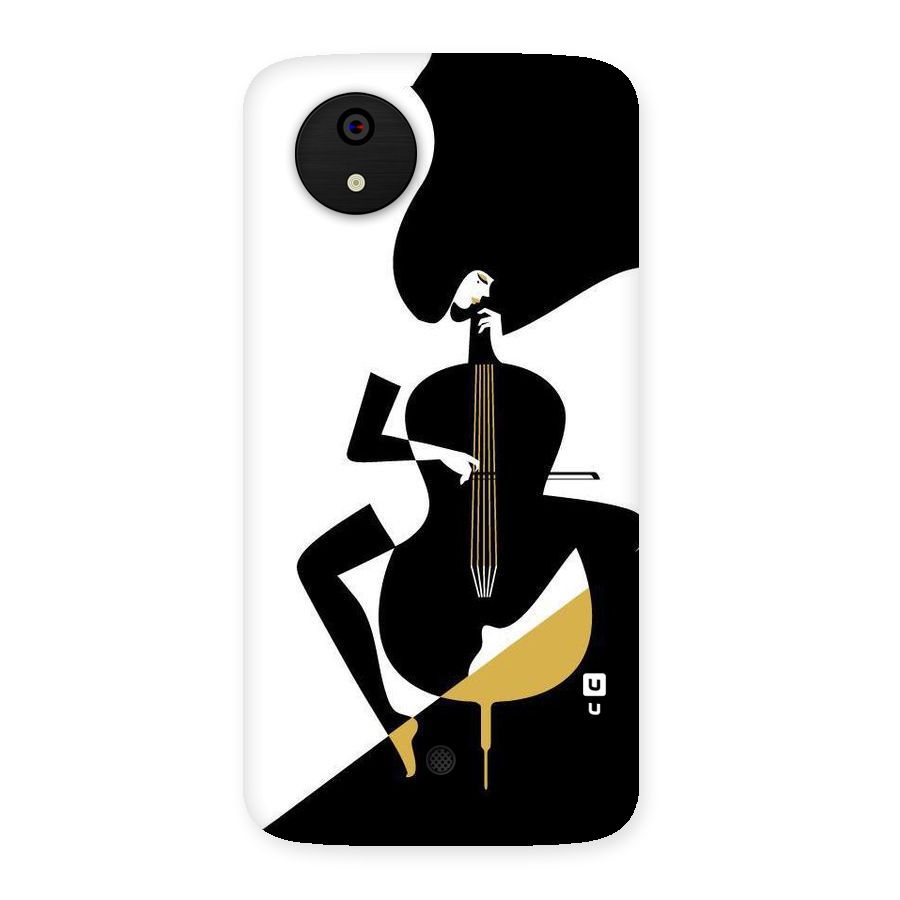 Guitar Women Back Case for Micromax Canvas A1