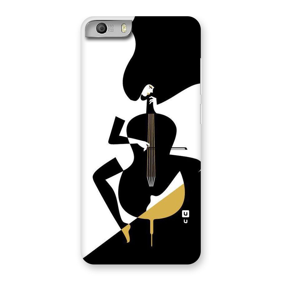 Guitar Women Back Case for Micromax Canvas Knight 2