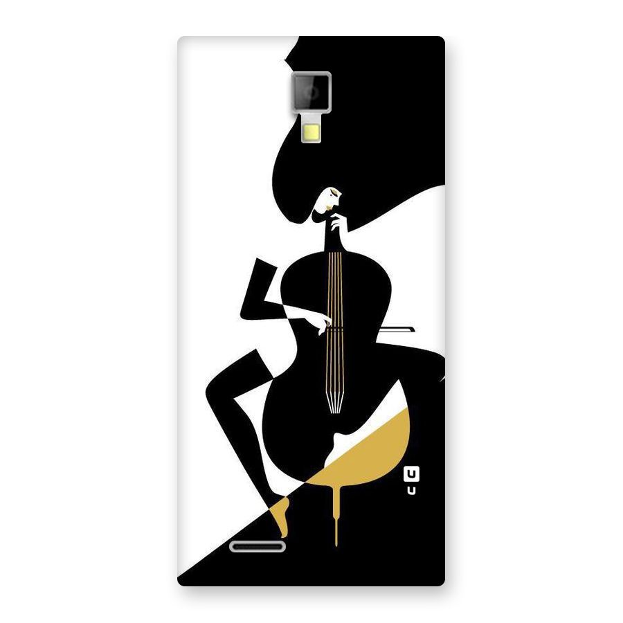 Guitar Women Back Case for Micromax Canvas Xpress A99