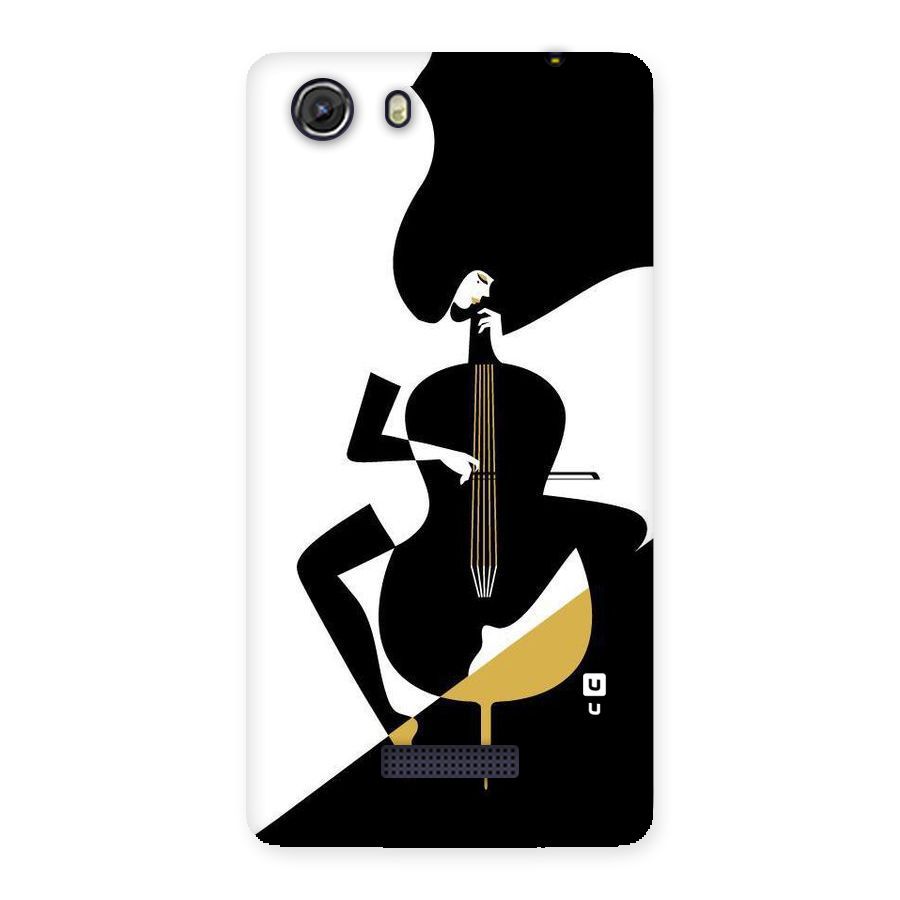 Guitar Women Back Case for Micromax Unite 3