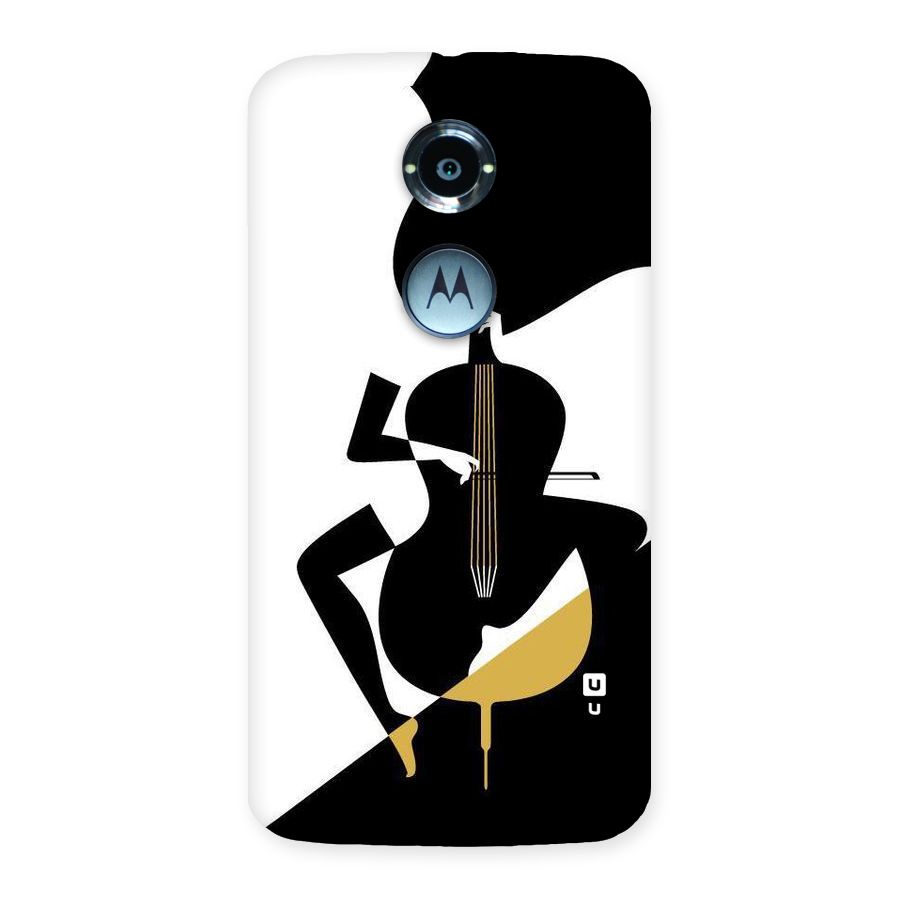 Guitar Women Back Case for Moto X 2nd Gen
