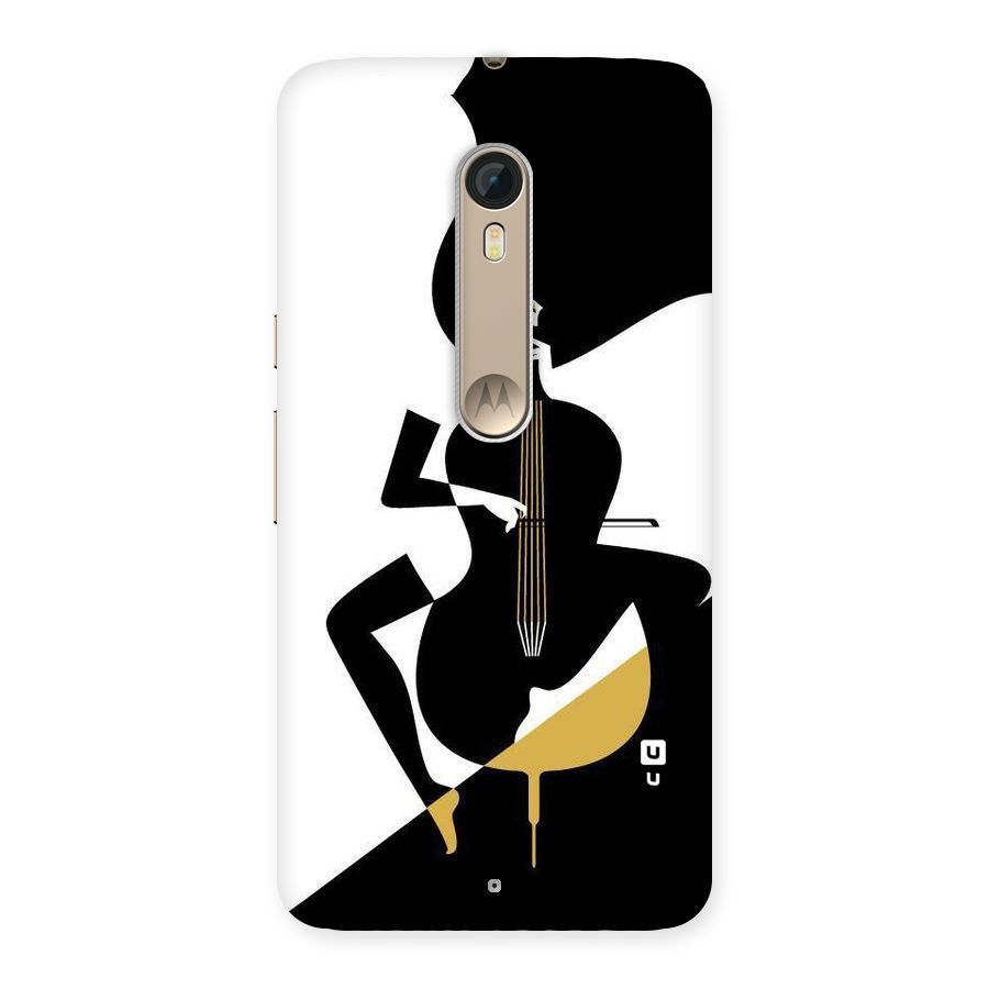 Guitar Women Back Case for Motorola Moto X Style