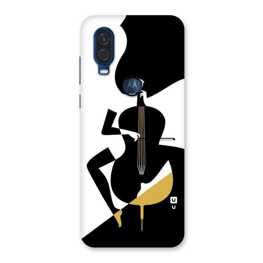 Guitar Women Back Case for Motorola One Vision