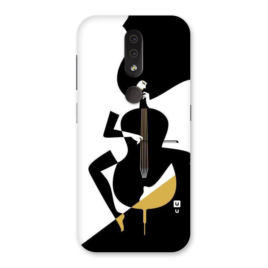 Guitar Women Back Case for Nokia 4.2
