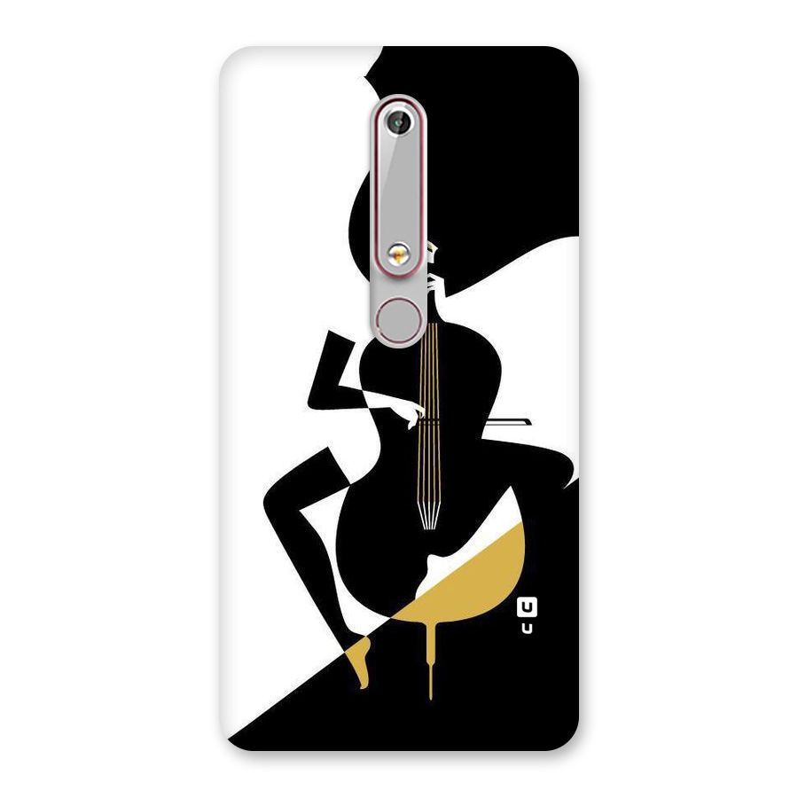 Guitar Women Back Case for Nokia 6.1