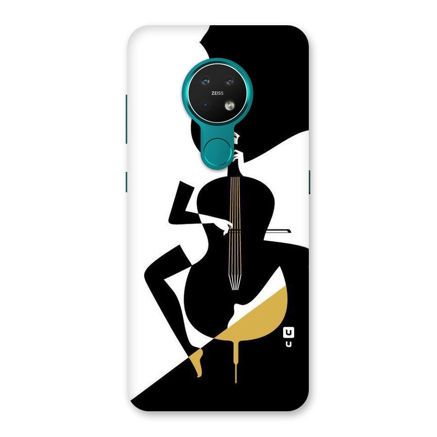 Guitar Women Back Case for Nokia 7.2