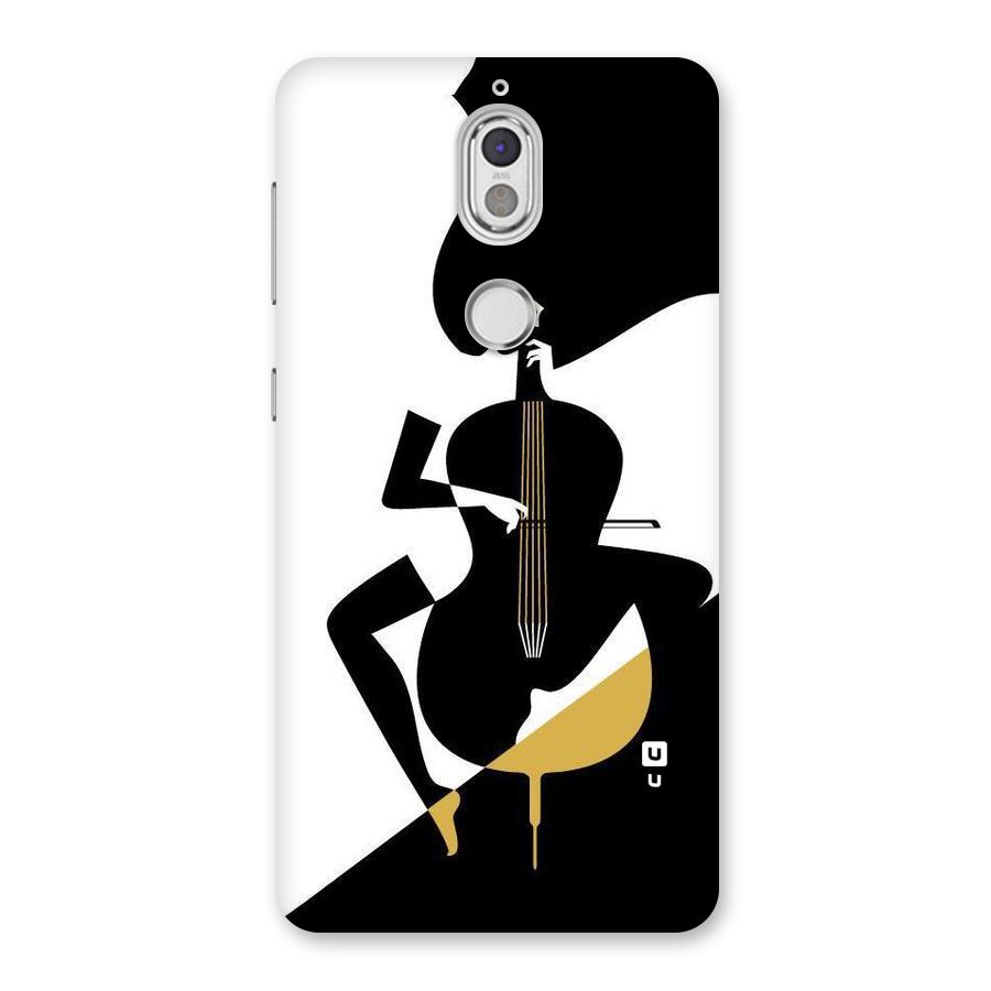 Guitar Women Back Case for Nokia 7