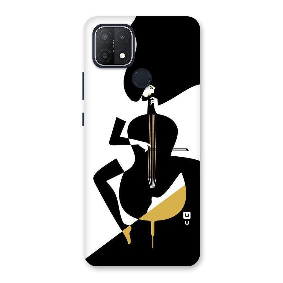 Guitar Women Back Case for Oppo A15s