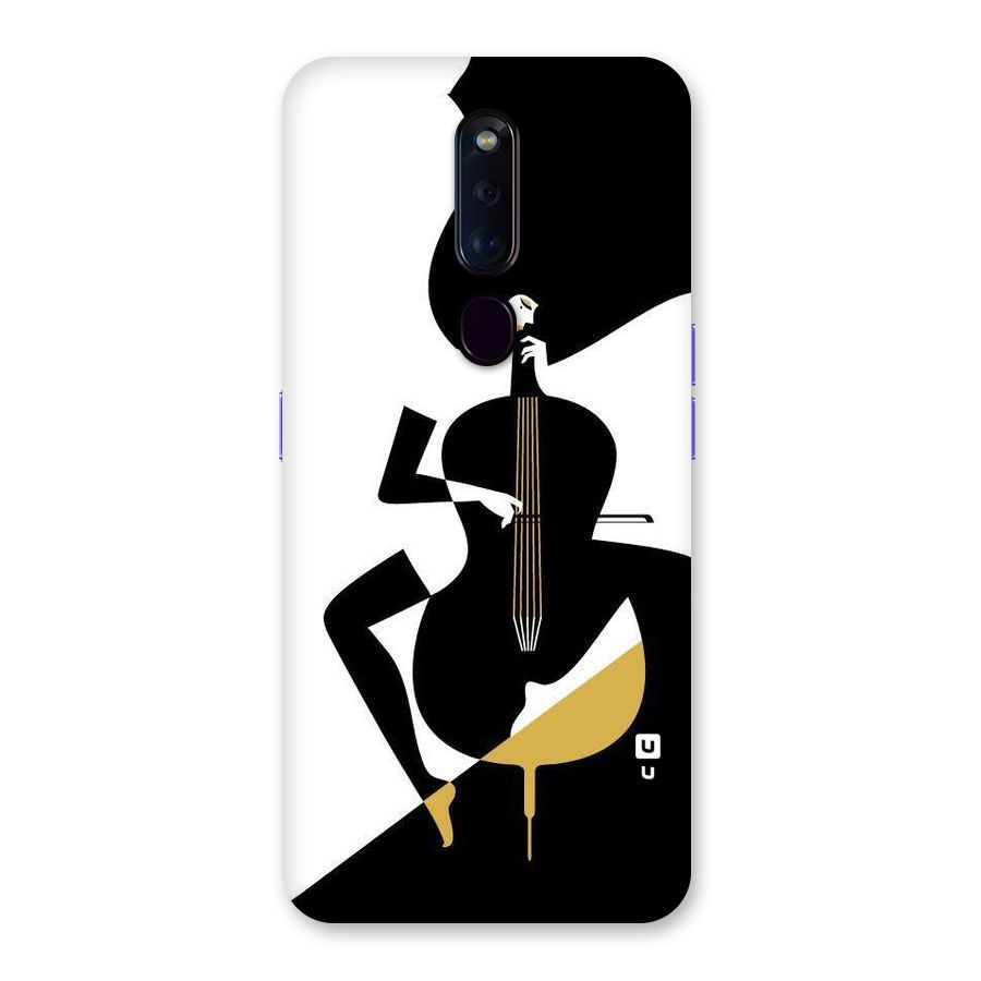 Guitar Women Back Case for Oppo F11 Pro