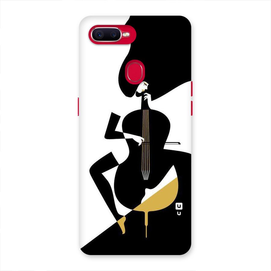 Guitar Women Back Case for Oppo F9 Pro