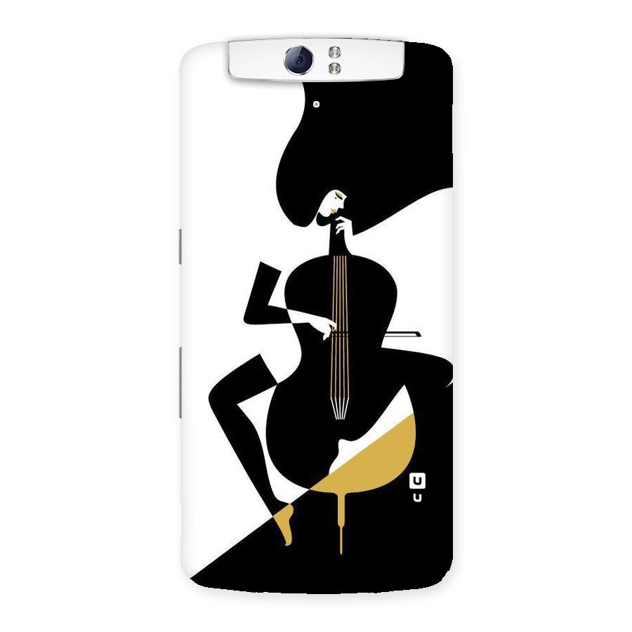 Guitar Women Back Case for Oppo N1