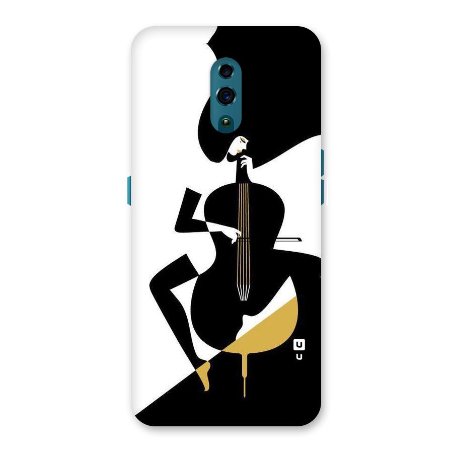 Guitar Women Back Case for Oppo Reno