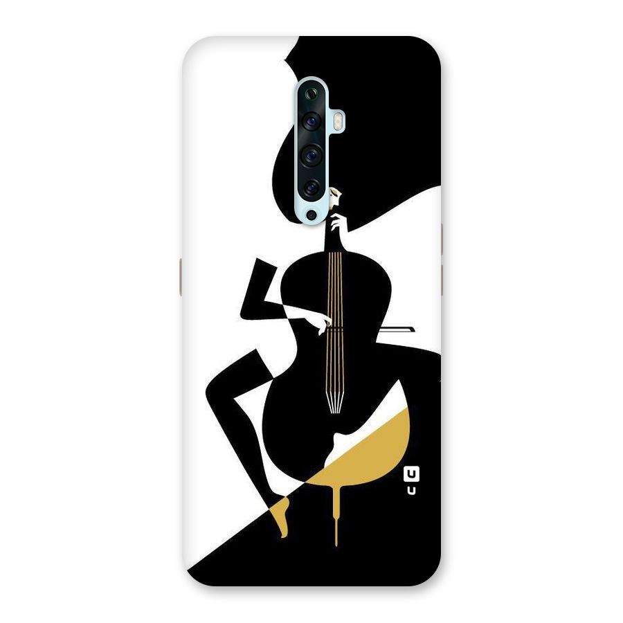 Guitar Women Back Case for Oppo Reno2 F