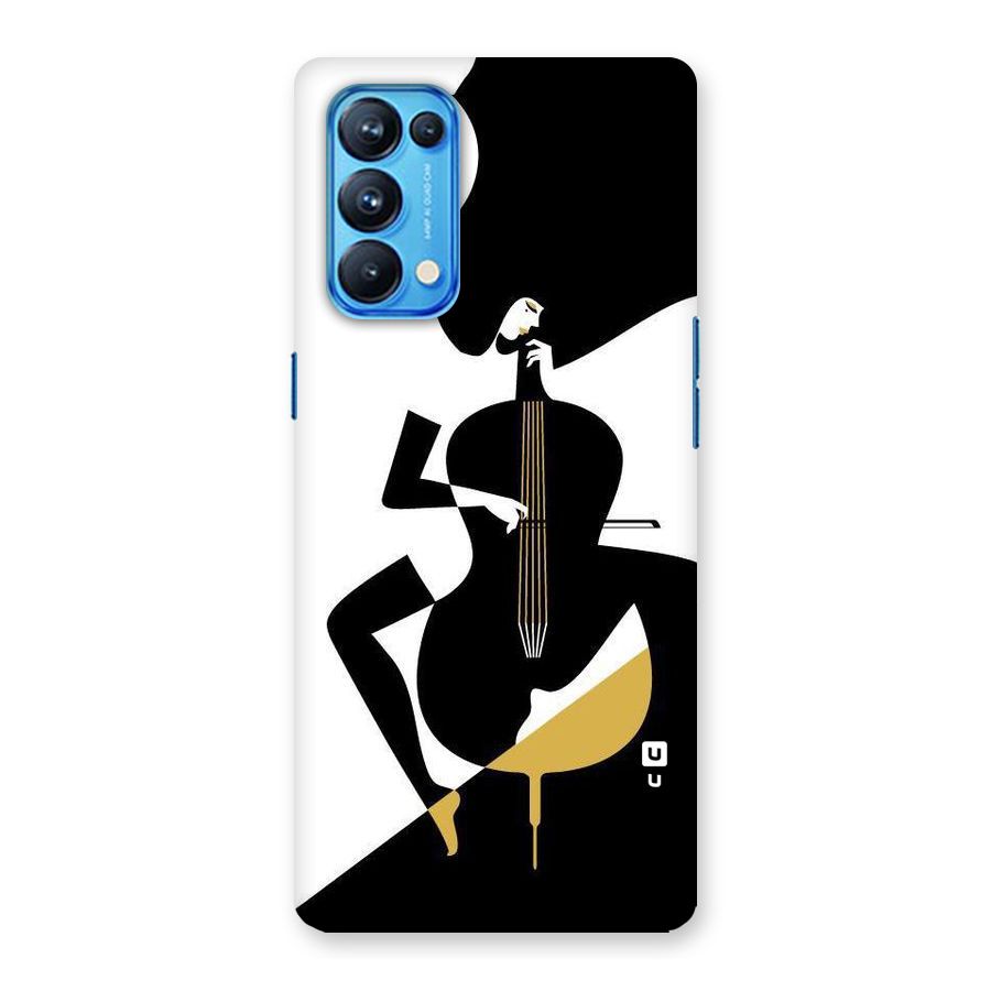 Guitar Women Back Case for Oppo Reno5 Pro 5G