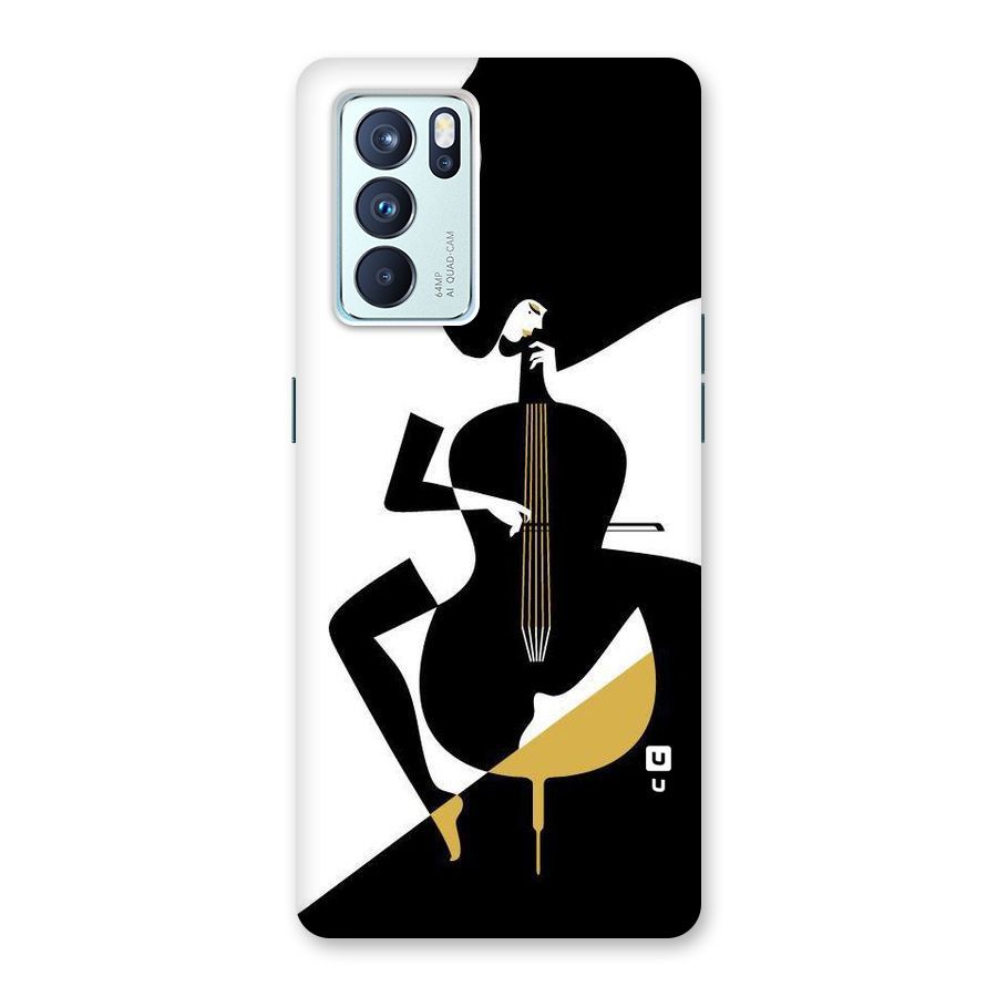Guitar Women Back Case for Oppo Reno6 Pro 5G