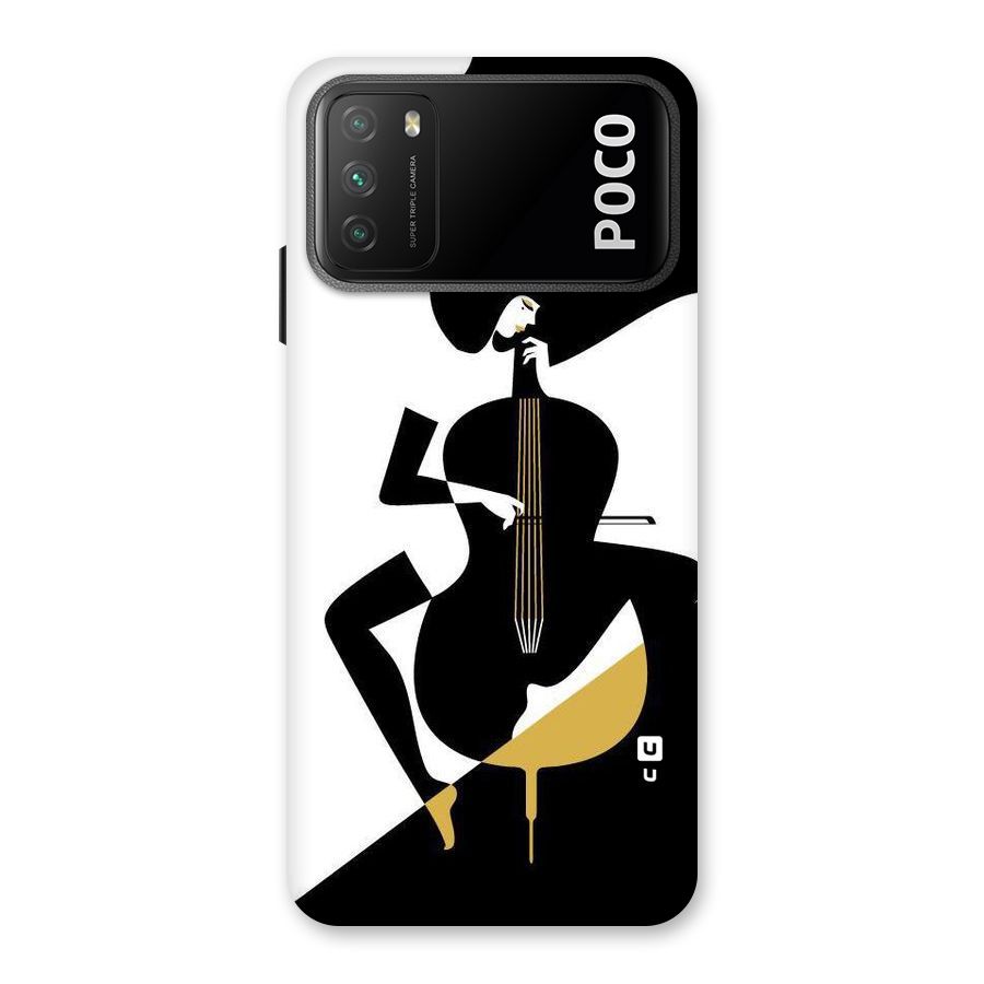 Guitar Women Back Case for Poco M3
