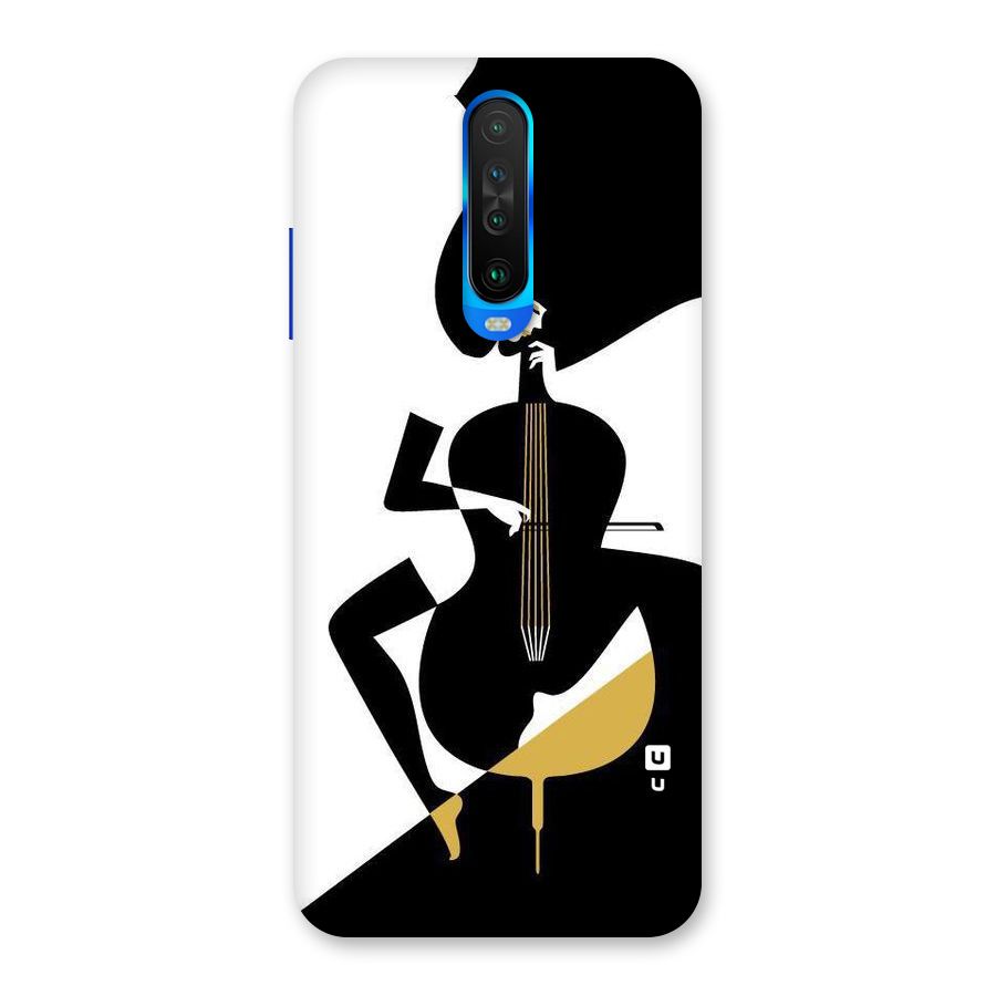 Guitar Women Back Case for Poco X2