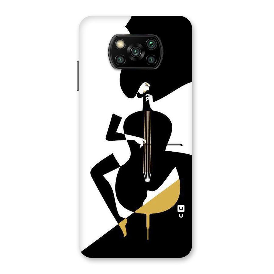 Guitar Women Back Case for Poco X3