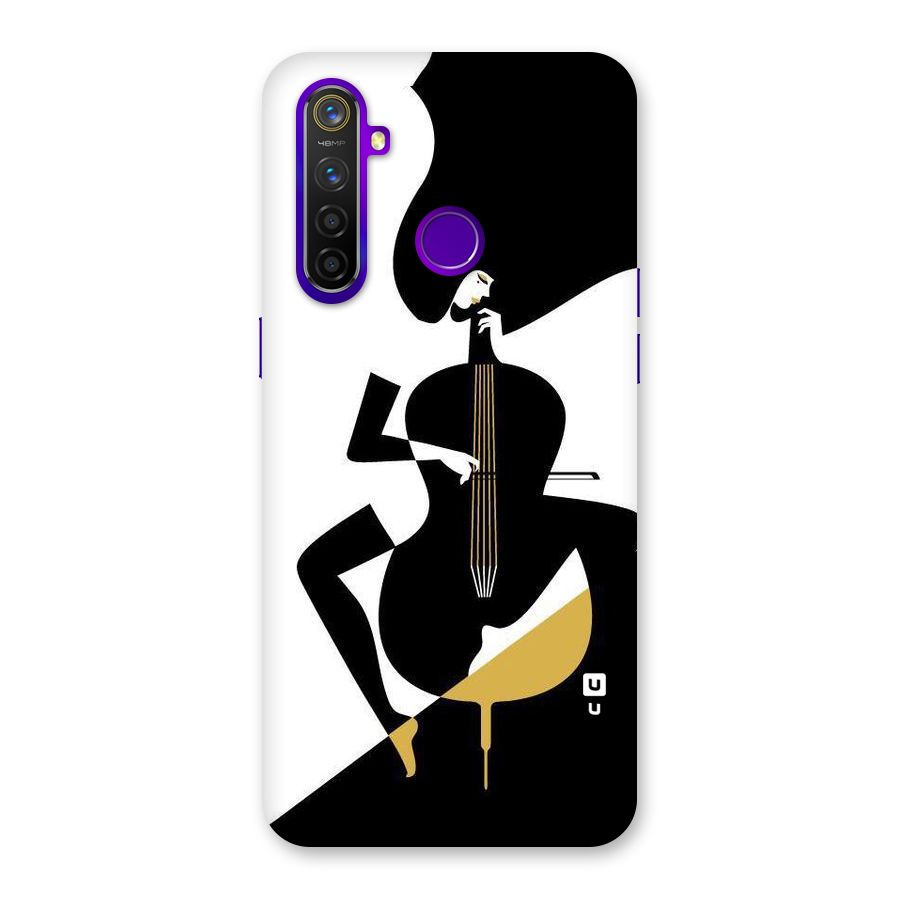 Guitar Women Back Case for Realme 5 Pro