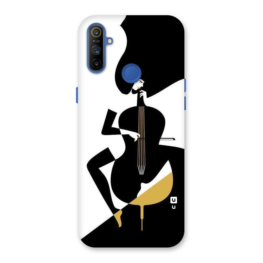 Guitar Women Back Case for Realme Narzo 10A