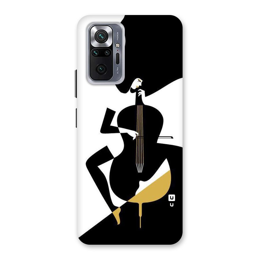 Guitar Women Back Case for Redmi Note 10 Pro Max
