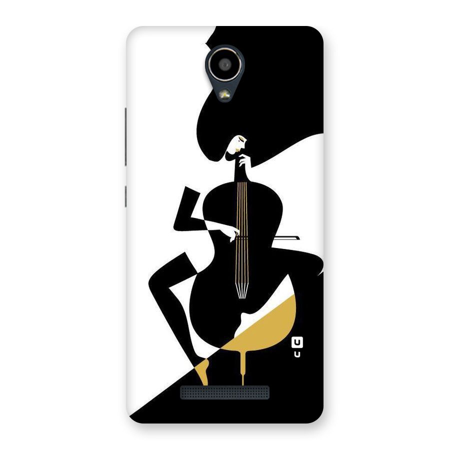 Guitar Women Back Case for Redmi Note 2