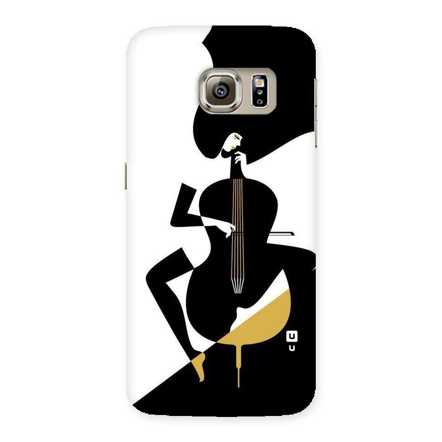 Guitar Women Back Case for Samsung Galaxy S6 Edge
