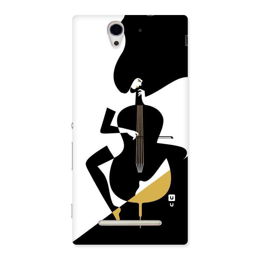 Guitar Women Back Case for Sony Xperia C3