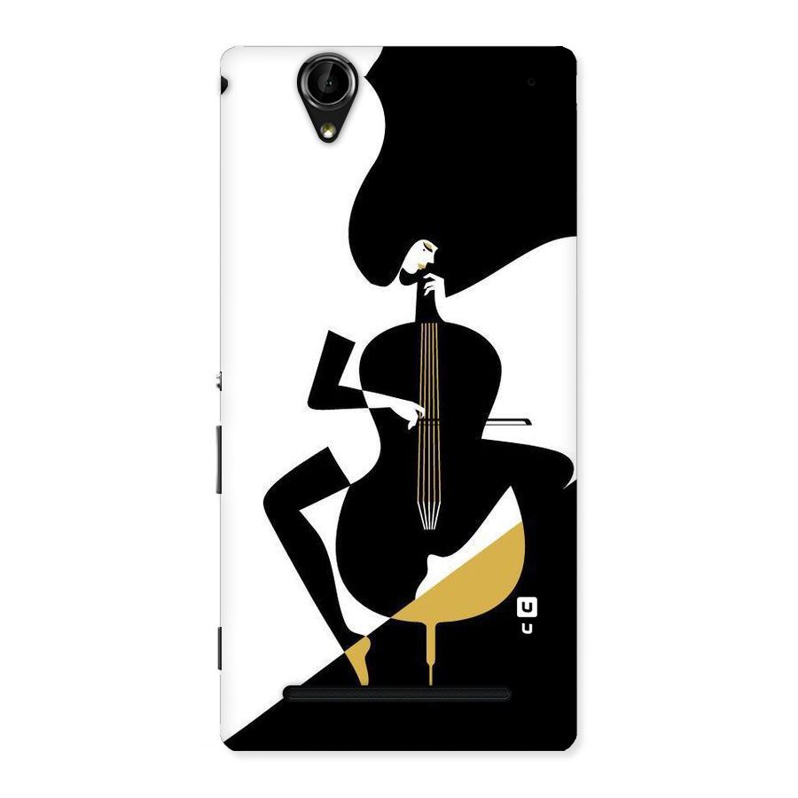 Guitar Women Back Case for Sony Xperia T2