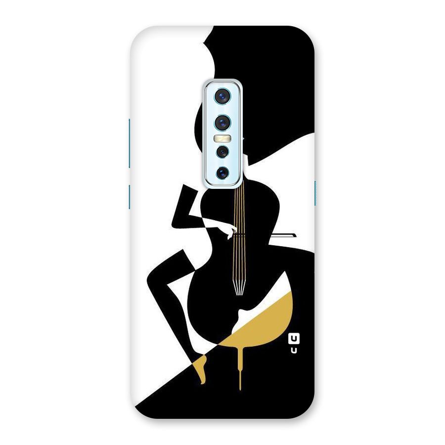 Guitar Women Back Case for Vivo V17 Pro