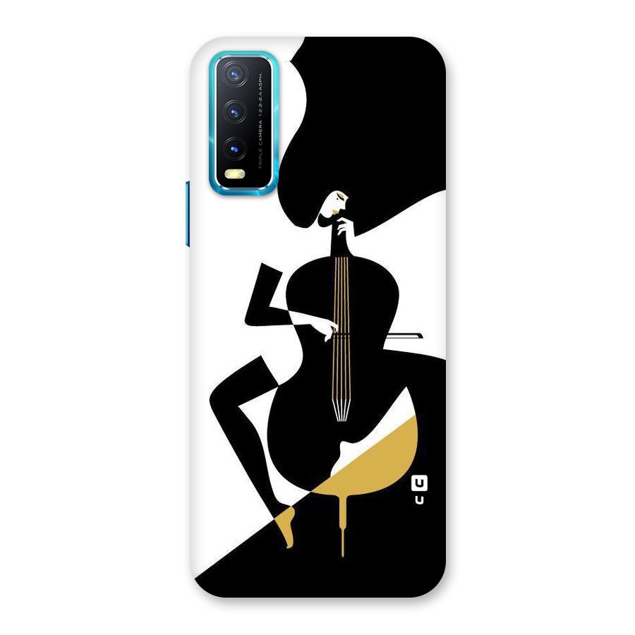 Guitar Women Back Case for Vivo Y20A